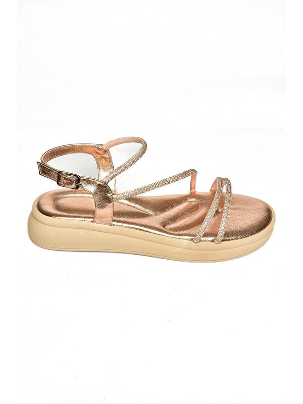 Fox Shoes S4040851 Bronz Kadın Sandalet