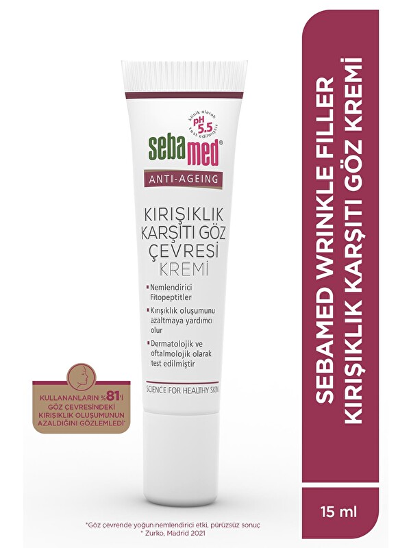 SEBAMED Wrinkle Filler Anti-Age Kırışıklık ve Yaşlanma Karşıtı Göz Çevresi Kremi 15ml