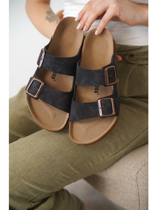 Arizona Günlük Ortopedik Unisex Tokalı Terlik - Görsel 5