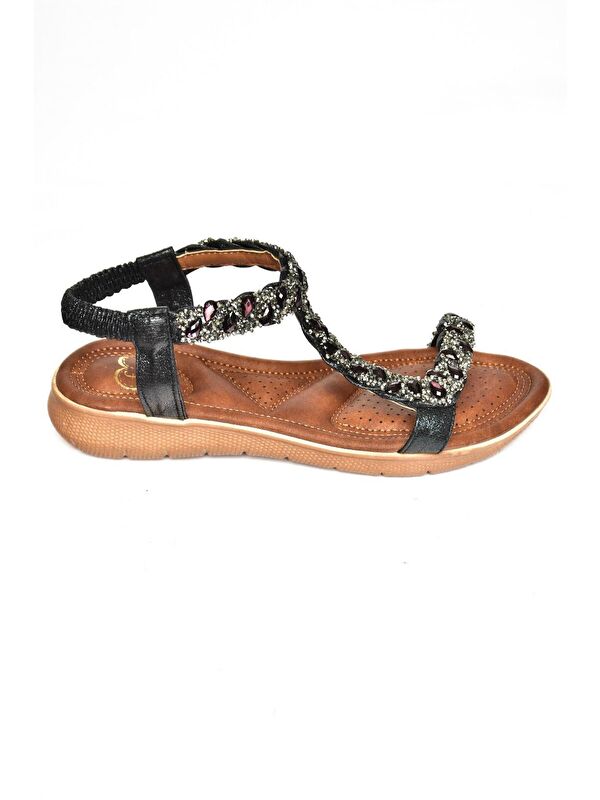 S2580148 Siyah Kadın Sandalet - Görsel 3