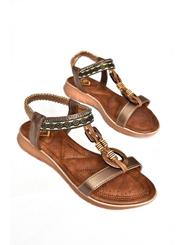 S2580168 Bakır Kadın Sandalet - Görsel 4
