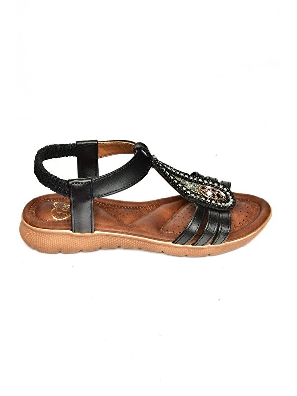 S2580137 Siyah Kadın Sandalet - Görsel 3