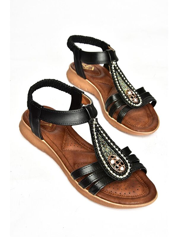 S2580137 Siyah Kadın Sandalet - Görsel 4