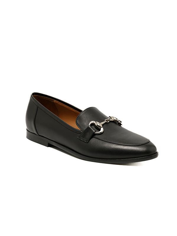 John May Kadın Oxford ( Klasik) MAR-25Y-166-464 Siyah Cilt