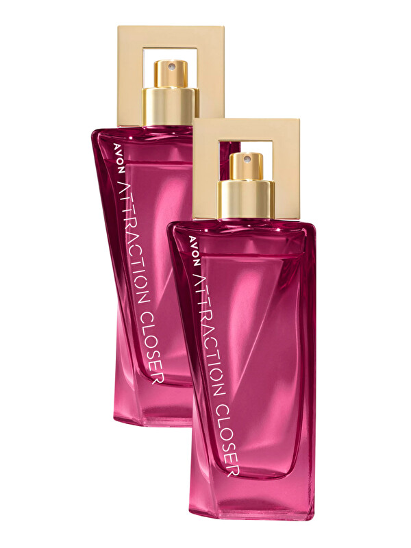 AVON Attraction Closer Kadın Parfüm Edp 50 Ml. İkili Paket