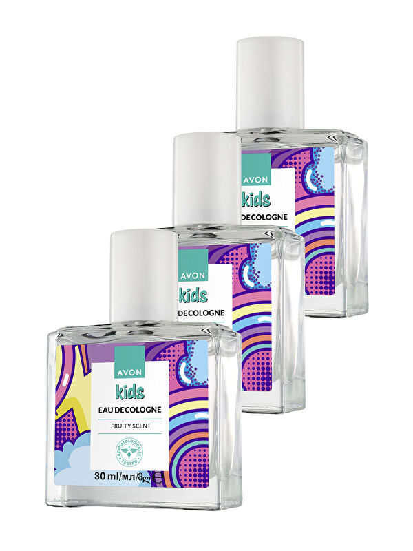 AVON Kids Meyveli Kokulu Çocuk Parfüm Edc 30 Ml. Üçlü Paket