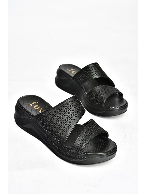 S7139303 Siyah Kadın Terlik - Görsel 4