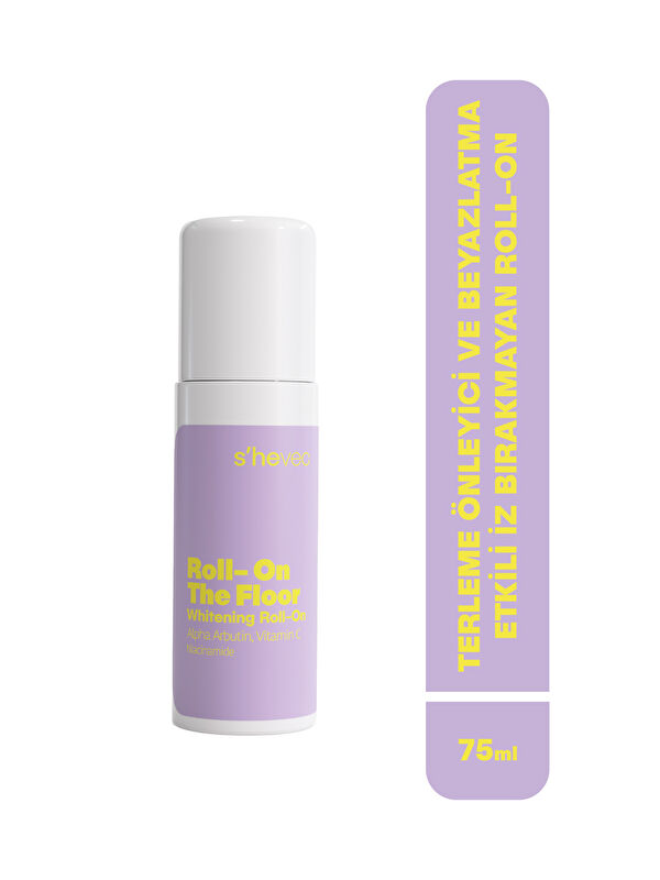 shevec Terleme Önleyici Beyazlatma Etkili İz Bırakmayan Vegan Roll-On 75 ml Roll-On The Floor