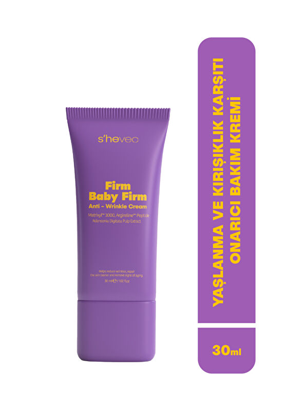 shevec Yaşlanma ve Kırışıklık Karşıtı, Onarıcı Peptit Kompleksi Vegan Bakım Kremi 30 ml Firm Baby Firm
