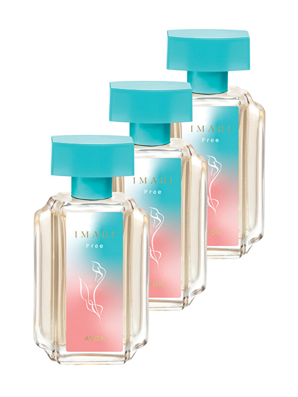 AVON Imari Free Kadın Parfüm Edt 50 Ml. Üçlü Paket
