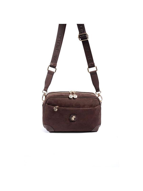 Silver Polo Kadın SP1094-M12 SILVER POLO Çapraz Çanta Kahve