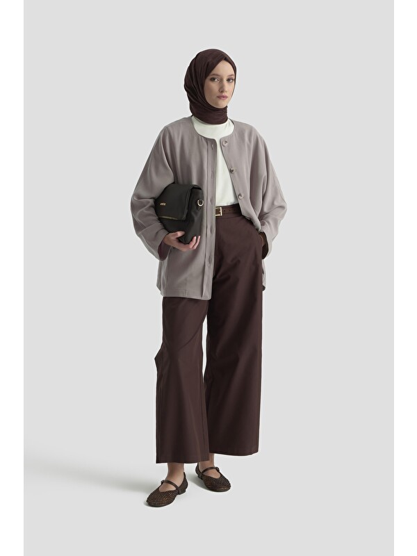 ARMİNE Yarasa Kol Ceket 25Kd1107 Vizon