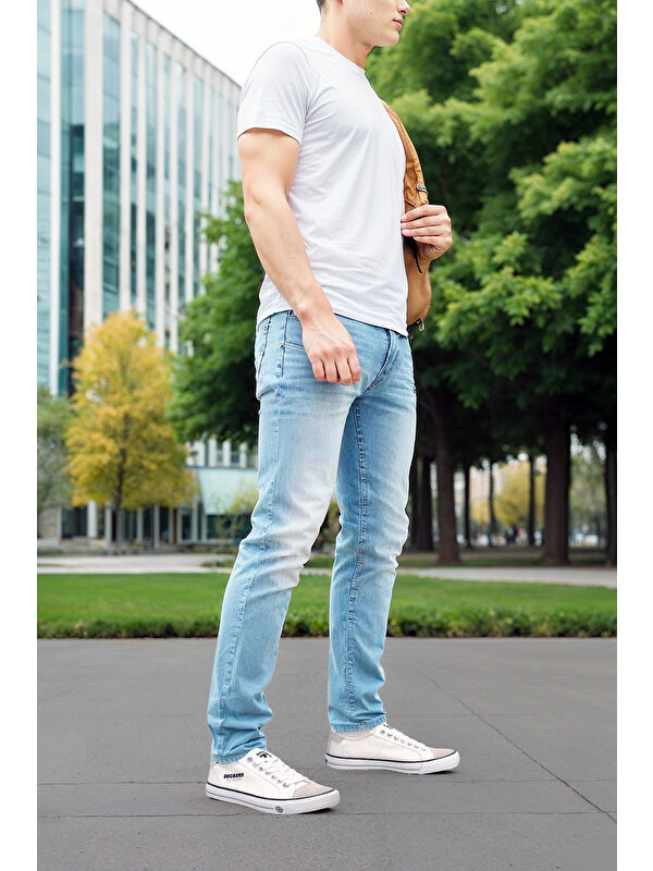 238546 5FX Beyaz Erkek Sneaker - Görsel 3