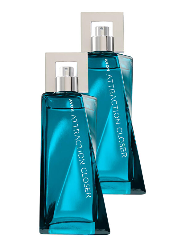 AVON Attraction Closer Erkek Parfüm Edt 75 Ml. İkili Paket