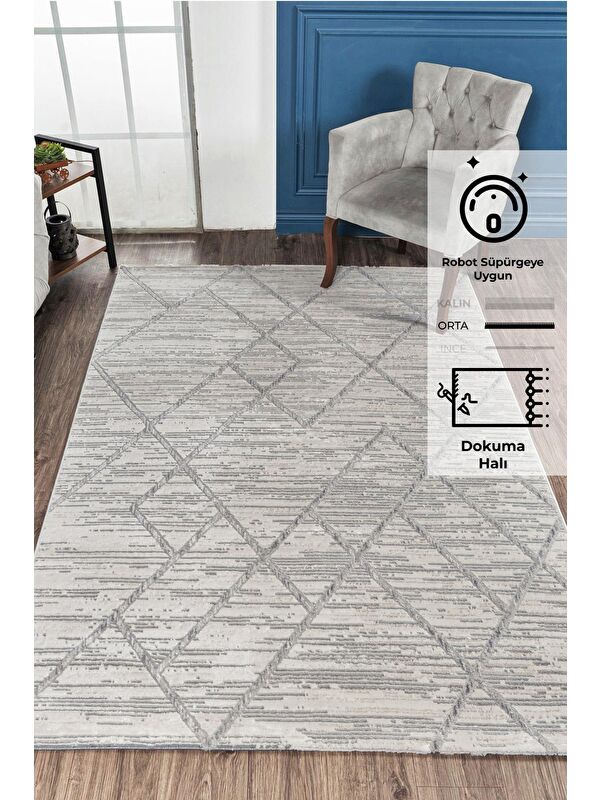 Konfor Halı Motto 4587 Modern Dokuma Halı-200x290