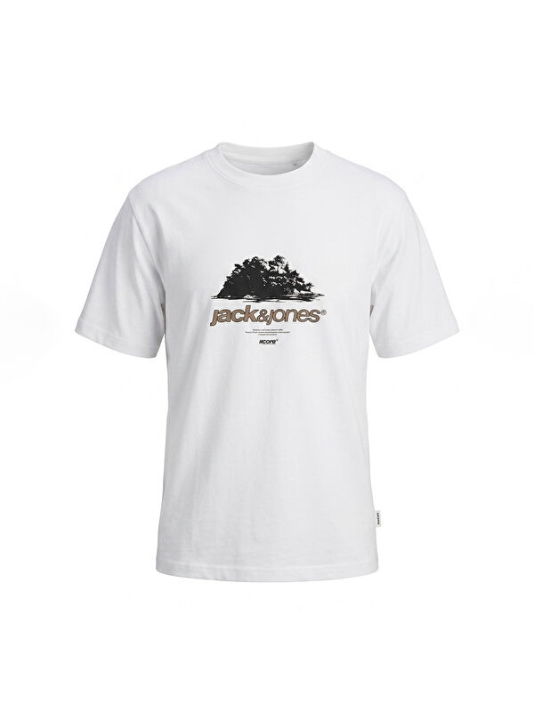 Jack & Jones Breeze Box Erkek Beyaz Tişört