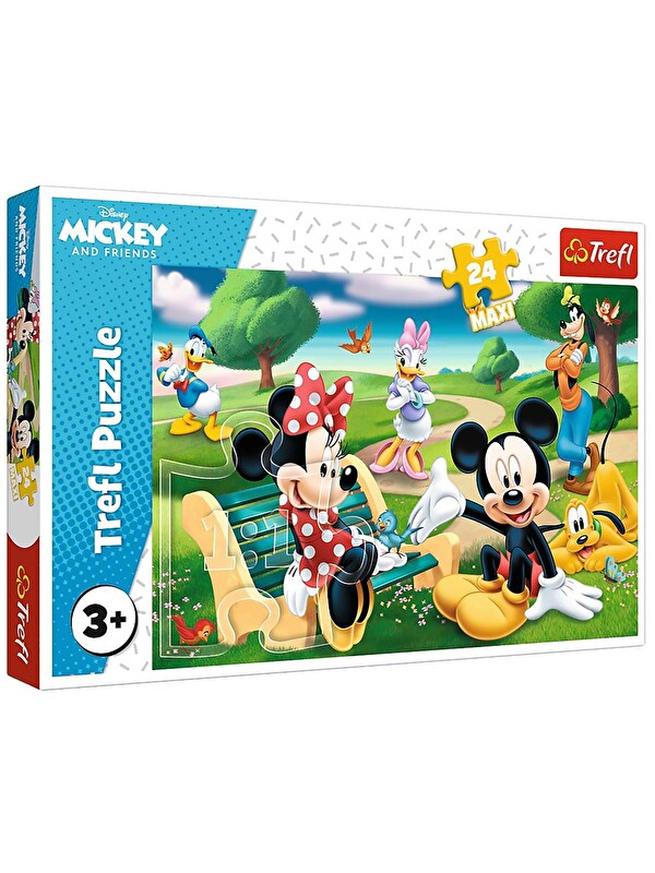 Vardem Oyuncak Trefl 24 Parça Maxi Puzzle Disney Karakterleri (60x40cm) - Standart Standart