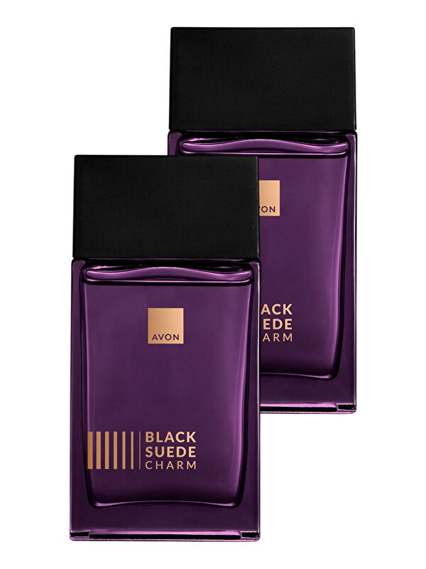 AVON Black Suede Charm Erkek Parfüm Edt 100 Ml. İkili Paket