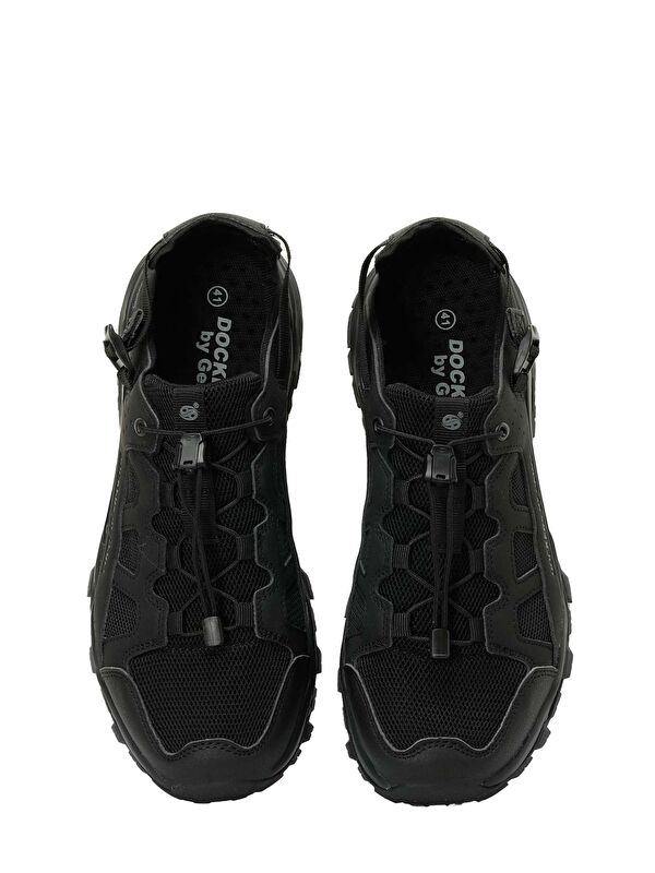 238578 5FX Siyah Erkek Spor Ayakkabı - Görsel 5