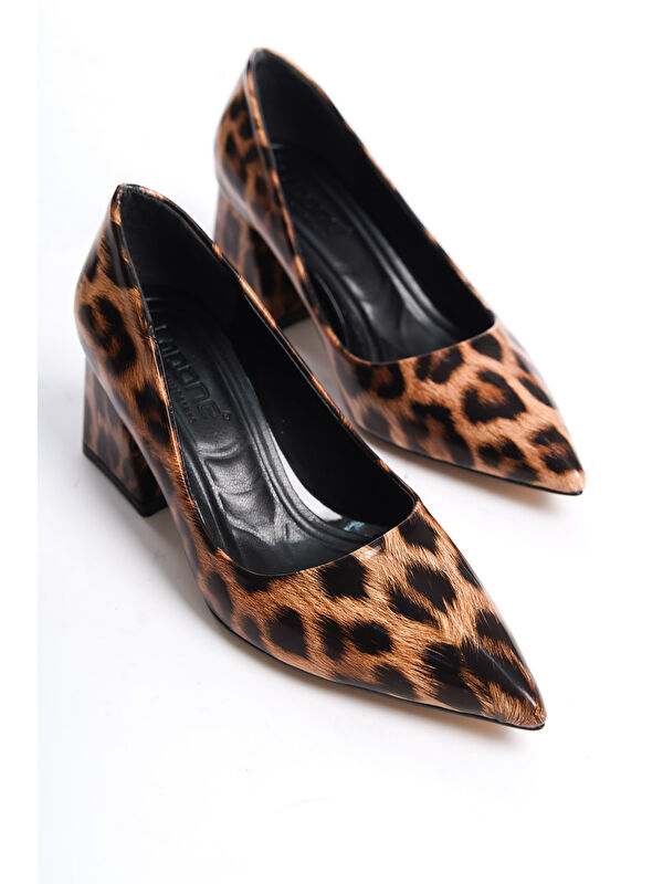 Orta Topuklu Yumuşak Pedli Taban Kadın Ayakkabı - Görsel 7