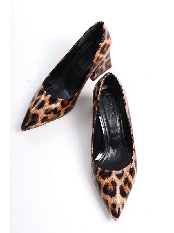 Orta Topuklu Yumuşak Pedli Taban Kadın Ayakkabı - Görsel 8