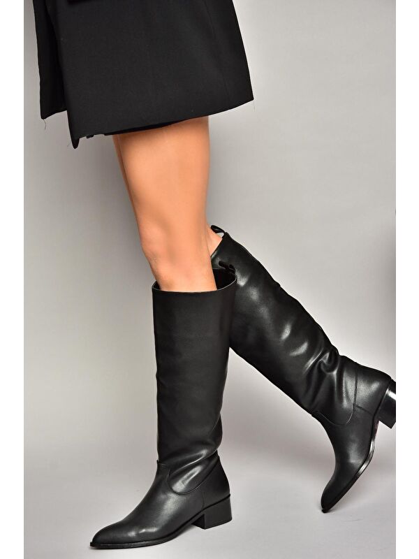 T422587009 Siyah Kadın Çizme - Görsel 3