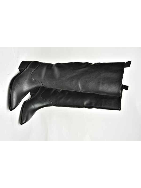 T422587009 Siyah Kadın Çizme - Görsel 6