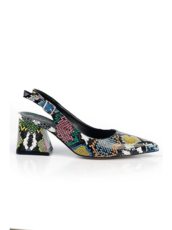 Yumuşak Pedli Taban Kadın Topuklu ayakkabı - Görsel 3