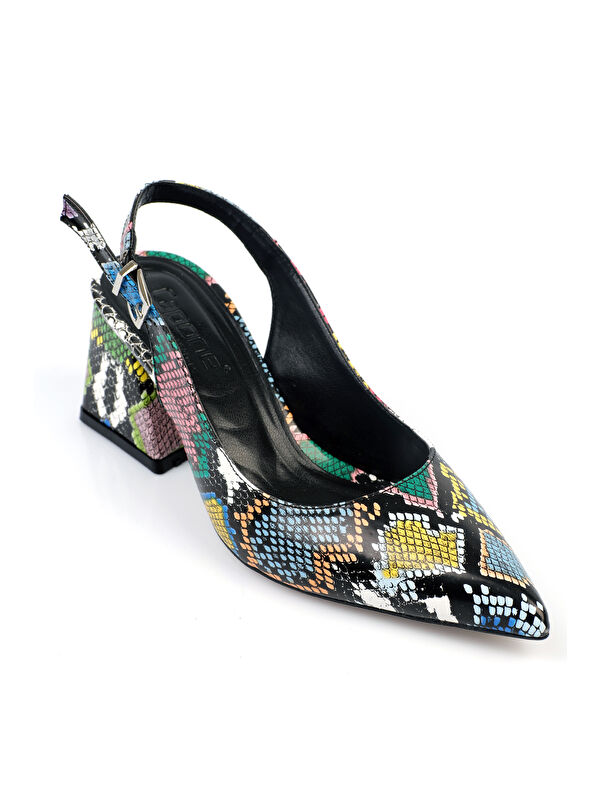 Yumuşak Pedli Taban Kadın Topuklu ayakkabı - Görsel 4