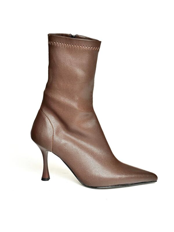 T752582409 Kahverengi Kadın Bot - Görsel 6