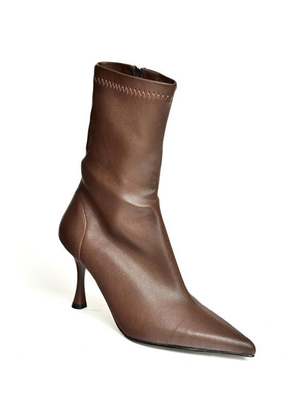 T752582409 Kahverengi Kadın Bot - Görsel 7