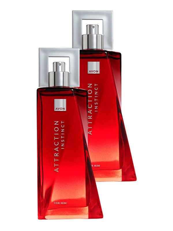 AVON Attraction Instinct Erkek Parfüm Edt 75 Ml. İkili Paket