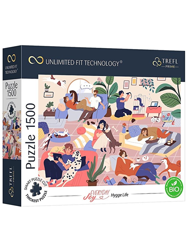 Vardem Oyuncak Trefl 1500 Parça Puzzle Botanic Vibes (85x58cm) - Standart Standart