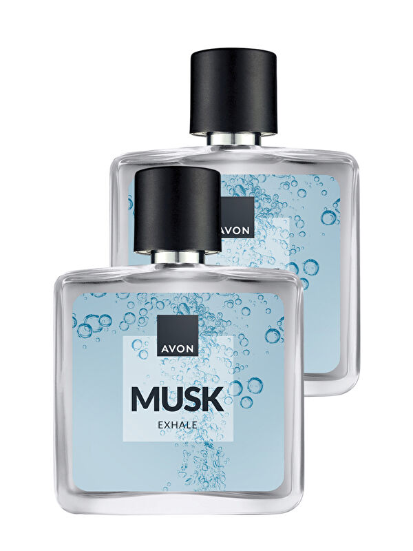 AVON Musk Exhale Erkek Parfüm Edt 75 Ml. İkili Paket