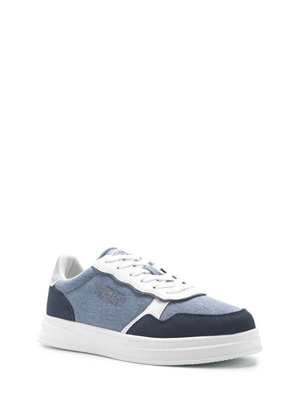 238636 5FX Mavi Erkek Sneaker - Görsel 3