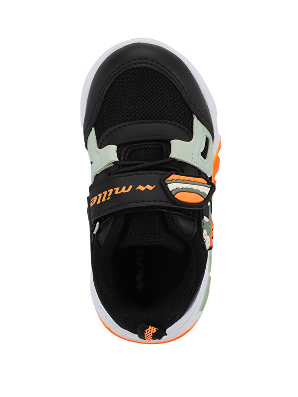 PANAMA IN Unisex Çocuk Sneaker Ayakkabı Siyah / Yeşil - Görsel 6