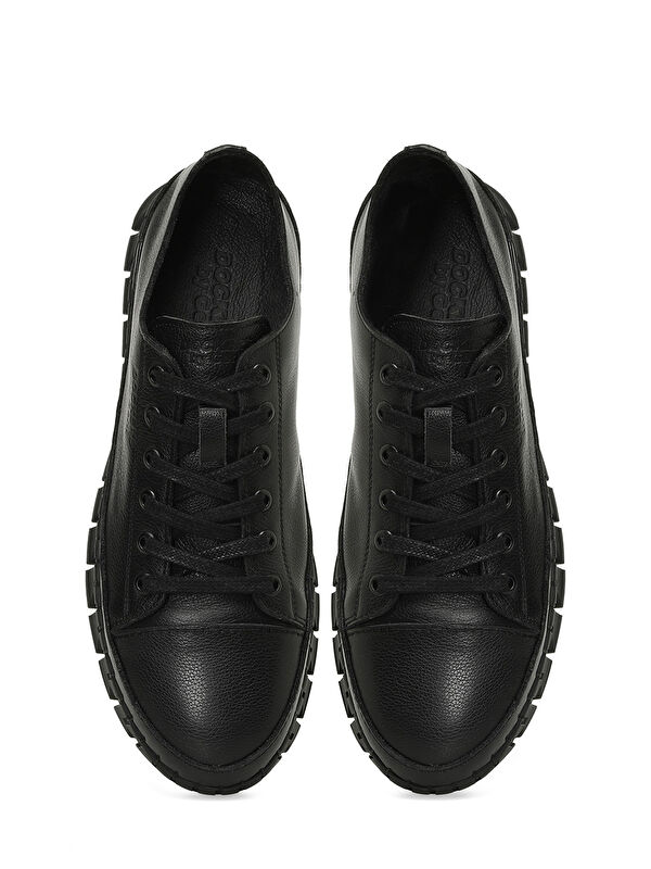 238644 5FX Siyah Erkek Ayakkabı - Görsel 5