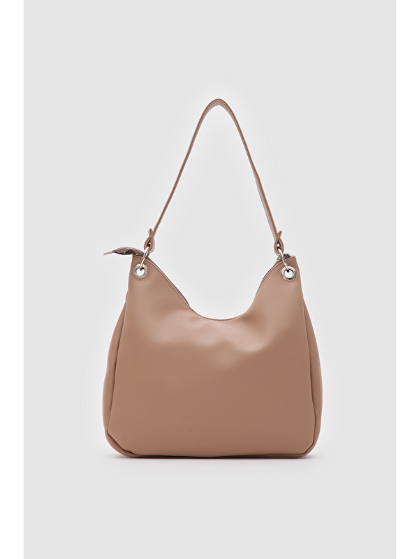 Shulebags Valerie Oval Omuz Çantası Vizon