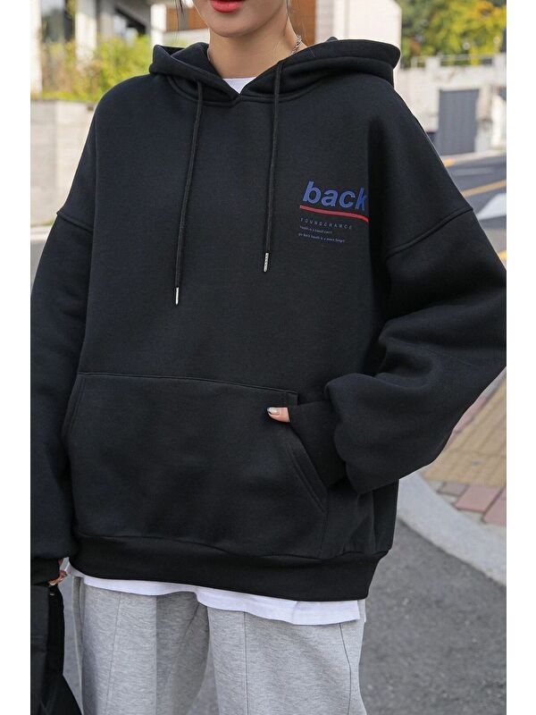 uyguntarz Unisex Back Sırt Baskılı Sweatshirt