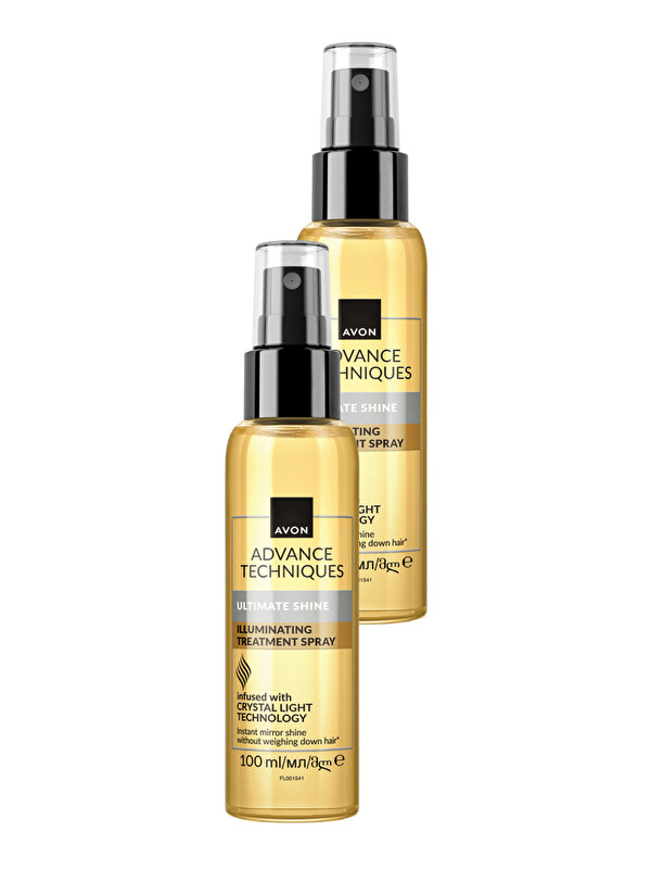 AVON Advance Techniques Parlaklık Veren Saç Bakım Spreyi 100 Ml. İkili Paket