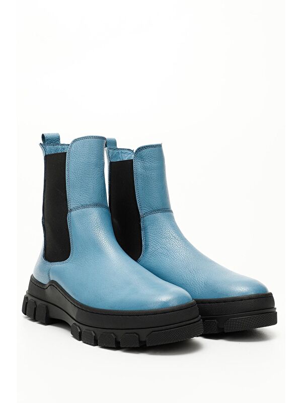 MAVİ Hakiki Deri Yuvarlak Burun Kadın Günlük Chelsea Bot 52411 - Görsel 3