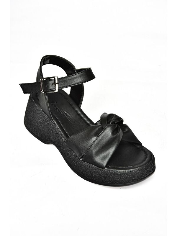 S9960460 Siyah Kadın Sandalet - Görsel 3