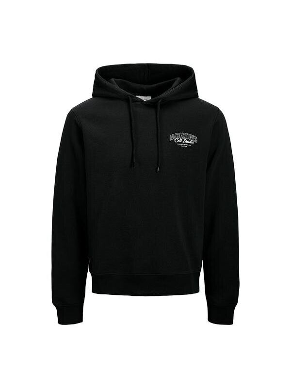 Jack & Jones Jack&Jones Makoto Erkek Siyah Kapüşonlu Sweatshirt