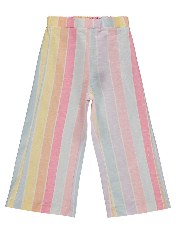 Civil Girls Çizgili 2-5 Yaş Pantolon - Sarı