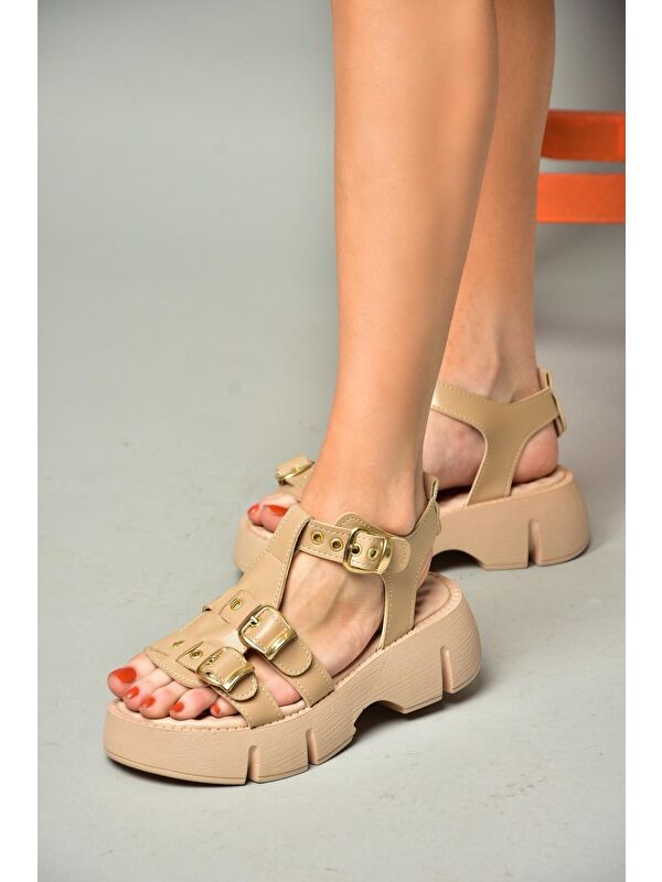 S9739662 Ten Kadın Sandalet - Görsel 6