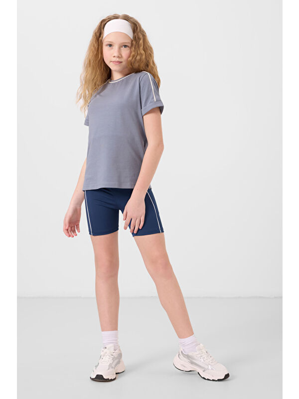 Tommylife Parlament Esnek Standart Fit Basic Performans Kız Çocuk Tayt - 75189