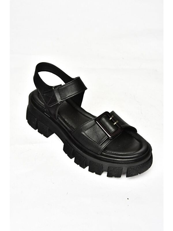 S9739812 Siyah Kadın Sandalet - Görsel 3