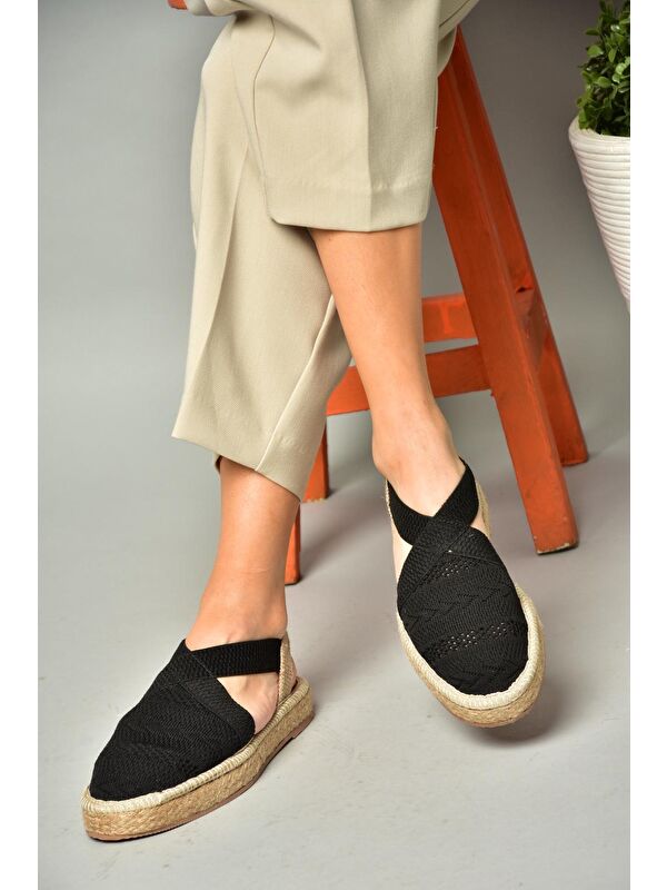 S4040101 Siyah Kadın Sandalet - Görsel 7