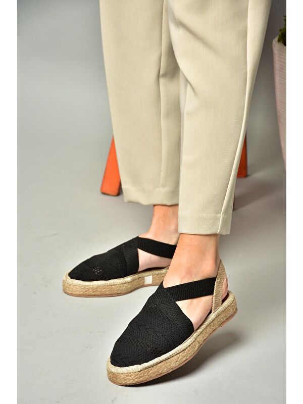 S4040101 Siyah Kadın Sandalet - Görsel 8