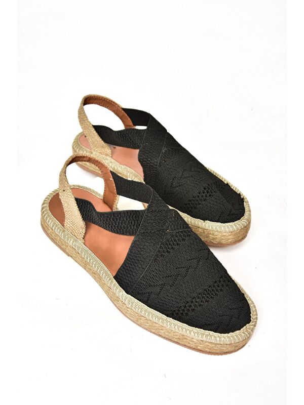 S4040101 Siyah Kadın Sandalet - Görsel 4